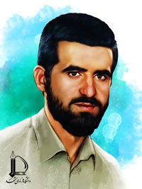 شهید علی اصغر(حمید) اندوهگین