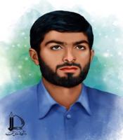 شهید میرهادى خوشنویس 